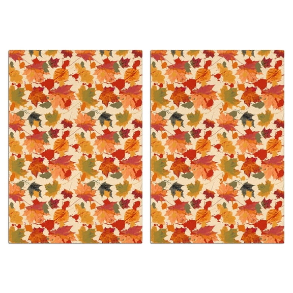 Fall Kitchen Towels Set Of 2, Absorbent and Soft Dish Towels for Farmhouse Decor, Country Kitchen.