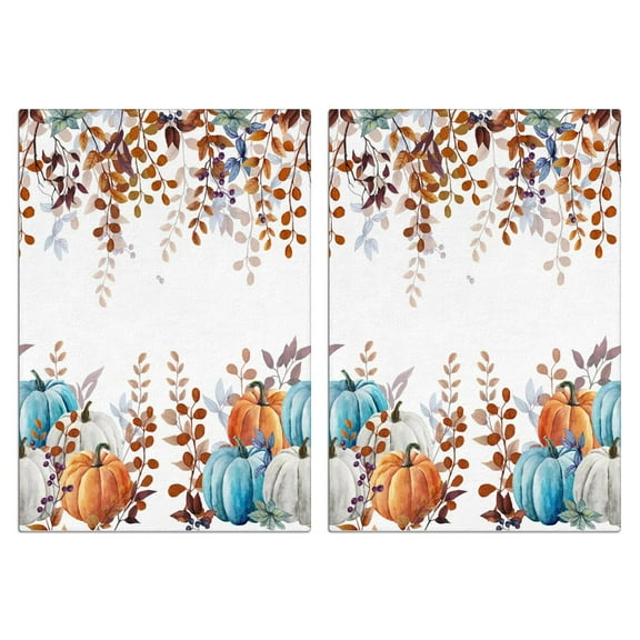 Fall Kitchen Towels Set Of 2, Absorbent and Soft Dish Towels for Farmhouse Decor, Country Kitchen.