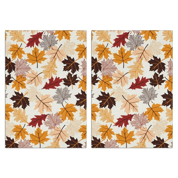 Fall Kitchen Towels Set Of 2, Absorbent and Soft Dish Towels for Farmhouse Decor, Country Kitchen.