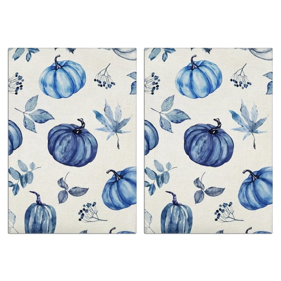 Fall Kitchen Towels Set Of 2, Absorbent and Soft Dish Towels for Farmhouse Decor, Country Kitchen.