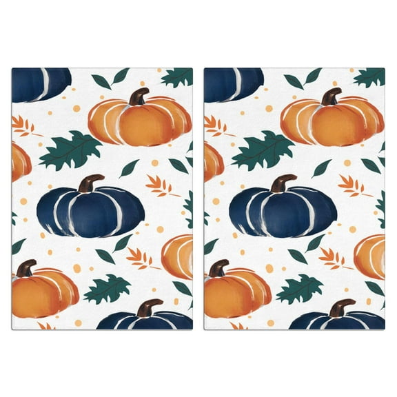 Fall Kitchen Towels Set Of 2, Absorbent and Soft Dish Towels for Farmhouse Decor, Country Kitchen.