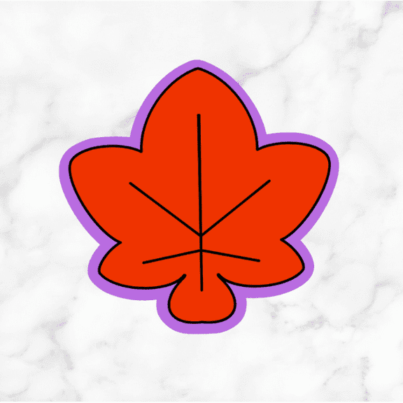 Fall Leaf Cookie Cutter Only 2 inch Best for Mini Cookies