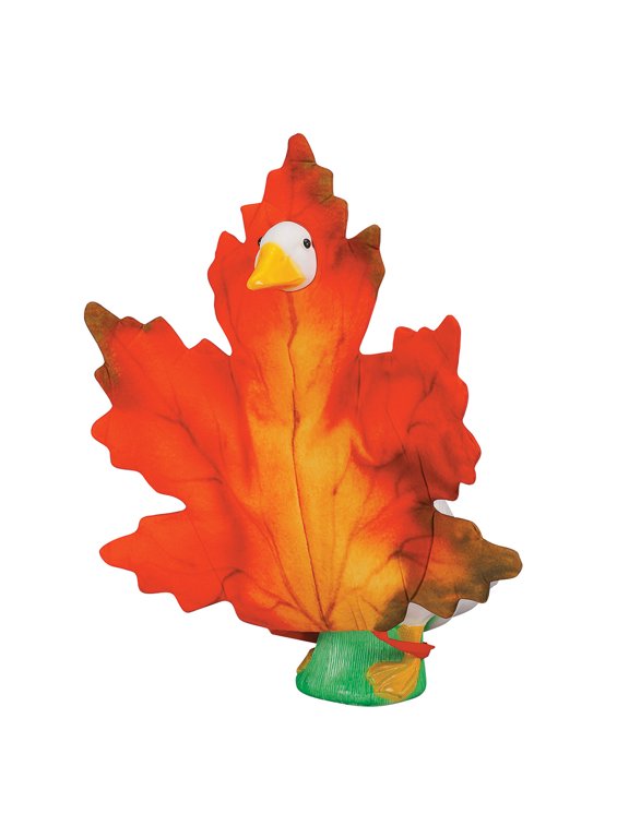 Gaggleville Fall Leaf Goose Outfit, Fits Large 23" H Statue, by Fox Valley Traders