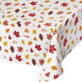 thumbnail image 1 of Fall Leaves All Over Print Plastic Tablecloth, 1 of 1