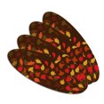 thumbnail image 1 of Fall Leaves Autumn Double-Sided Oval Nail File Emery Board Set 4 Pack, 1 of 3