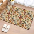 thumbnail image 1 of Fall Leaves Bathroom Mats 2x3 FT, Non Slip Small Kitchen Mat, Farmhouse Beige Botanical Leaf Autumn Washable Soft Backed Front Door Throw Rugs Non-Shedding Indoor Outdoor Doormat for Entryway Sink, 1 of 8