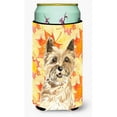 thumbnail image 1 of Fall Leaves Cairn Terrier Tall Boy Beverage Insulator Hugger, 1 of 1