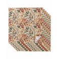 thumbnail image 1 of Fall Leaves Cloth Napkins Set of 6 Reusable Dinner Napkins, Farmhouse Retro Botanical Floral Cocktail Napkin Washable Table Napkins for Wedding/Holiday Party/Baby Shower 20"x20", 1 of 7