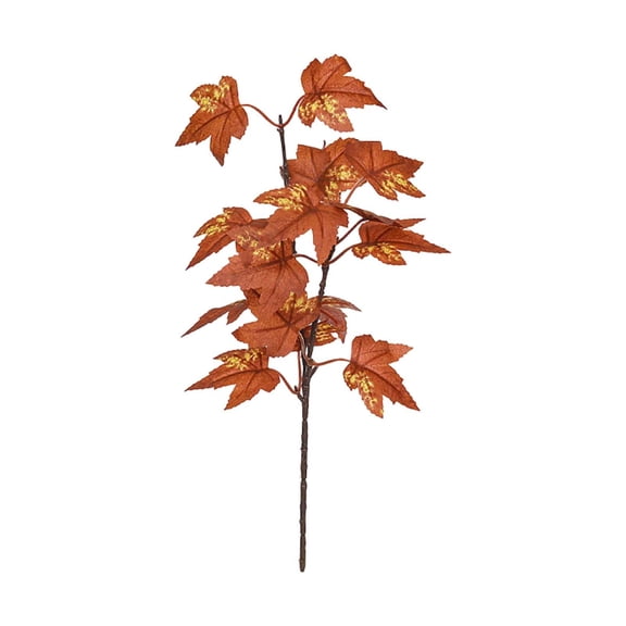 Fall Leaves Decor Artificial Maple Leaves Stems Branches Fall Autumn Leave for Thanksgiving Table Centerpieces Decoration for Home Decor, Weddings, Crafts, Events