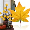 thumbnail image 1 of Fall Leaves, Fake Fall Leaves Autumn Maple Leafs, Fall Leaves for Crafts, Artificial Faux Fall Foliage,Fall Party Table Wedding Decor, Fall and Thanksgiving Decorations, 1 of 3