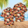 thumbnail image 1 of Fall Leaves Hawaiian Shirt: Autumn Thanksgiving Aloha Shirt, 1 of 2