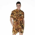 thumbnail image 1 of Fall Leaves Hunting Camouflage Short Sleeve Men'S Rompers, Hunter Hunting Casual Summer Jumpsuits Outfit, 1 of 4