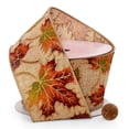 thumbnail image 1 of Fall Leaves On Natural Wired Ribbon - 2 1/2 Inches Wide x 10 Yards (56000006), 1 of 1