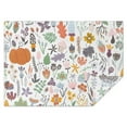 thumbnail image 1 of Fall Leaves Pumpkin Rectangle Tablecloth 60"x84",Waterproof Polyester Rectangle Table Cloth, Wipeable Spillproof Polyester Tablecloth for Dining, Camping, Indoor and Outdoor, 1 of 5