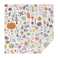 thumbnail image 1 of Fall Leaves Pumpkin Square Tablecloth,Waterproof Square Table Cover,Wipeable Spillproof Washable Table Cover for Home Kitchen Party Decor 60"x60"(152x152cm), 1 of 6