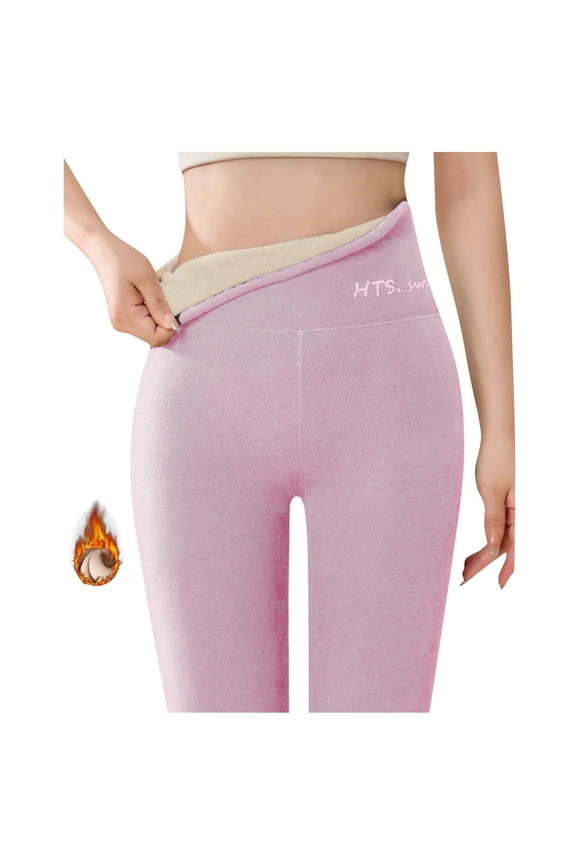 Fall Leggings for Women Thermal Leggings High Waisted Lined Letter Print Seamless Comfort Warm Underwear for Cold Weather Long Johns for Women