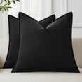 Fall Linen Throw Pillow Covers 22x22 Set of 2 - Walmart.com