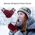 thumbnail image 1 of Winter Red Women Gloves Warm Touchscreen Windproof For Girls Ladies Using, 1 of 9