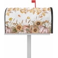 thumbnail image 1 of Fall Magnetic Magnetic Mailbox Covers Standard Size 18x21 Inch, Autumn Fallen Leaf Sunflower Pumpkin Mailbox Wraps Mailbox Post Cover Thanksgiving Autumn Holiday Mailbox Decor for Outside Garden Yard, 1 of 6