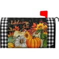 Fall Mailbox Cover Large Size 25.5x21 Autumn Sunflowers
