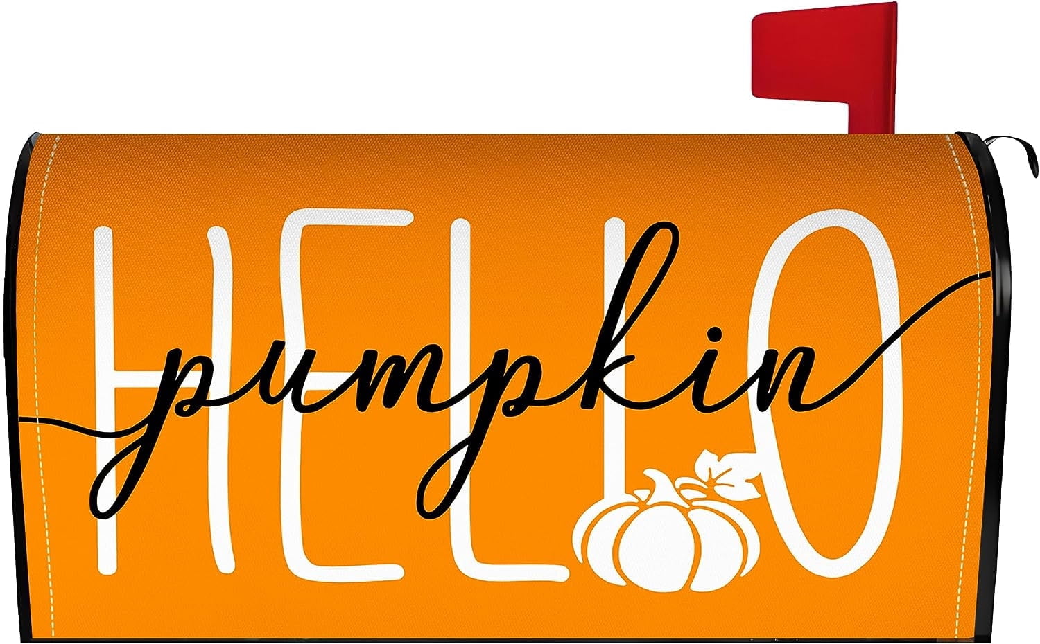 Fall Mailbox Cover 21x18 Inch, Hello Pumpkin Post Letter Box Covers ...