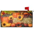 thumbnail image 1 of Fall Mailbox Covers Magnetic Standard Size 18 X 21 Pumpkin Sunflower Maple Leaf Autumn Thanksgiving Harvest Decorations Mailbox Wrap Post Letter Box Cover Decor for Outdoor Home Garden, 1 of 6