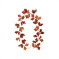 thumbnail image 1 of Fall Maple Leaf Garland 78Inch Artificial Autumn Vine Hanging Decor for Thanksgiving Front Door Porch Wedding Table Centerpiece Outdoor Indoor Festive Season Decoration, 1 of 8