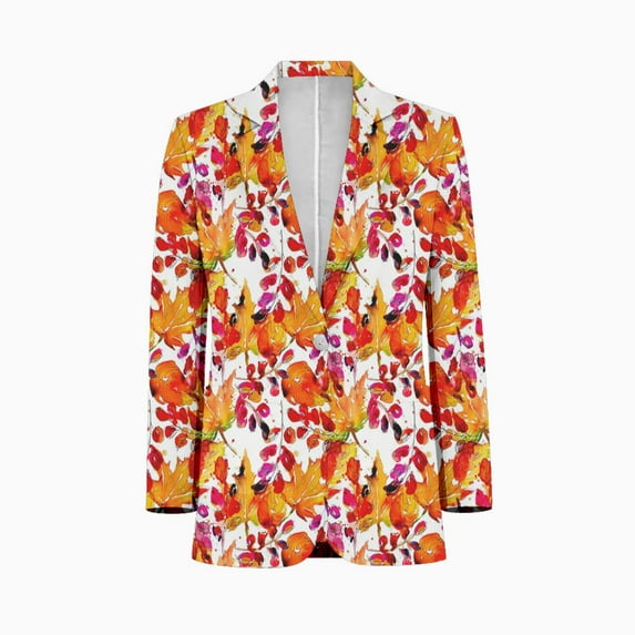 Fall Maple Leaf ! Men Blazers Slim Clothing Summer Jacket Man Oversize Daily Suits Tops