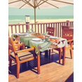 thumbnail image 1 of Fall Maple Leaf Outdoor Tablecloth - 60x60 Inch Square Dining Table Cover, Thanksgiving Autumn Botanical Waterproof Outdoor Table Cloth with Umbrella Hole & Zipper for Picnic/Patio/Party, 1 of 5