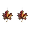 thumbnail image 1 of Fall Maple Leaf Stained Acrylic Suncatcher Window Hanging Decor,Rustic Fall Decor, Autumn Foliage Sun Catchers Indoor Window Hanging,for Thanksgiving,Windows Hanging,Home Decor, 1 of 1