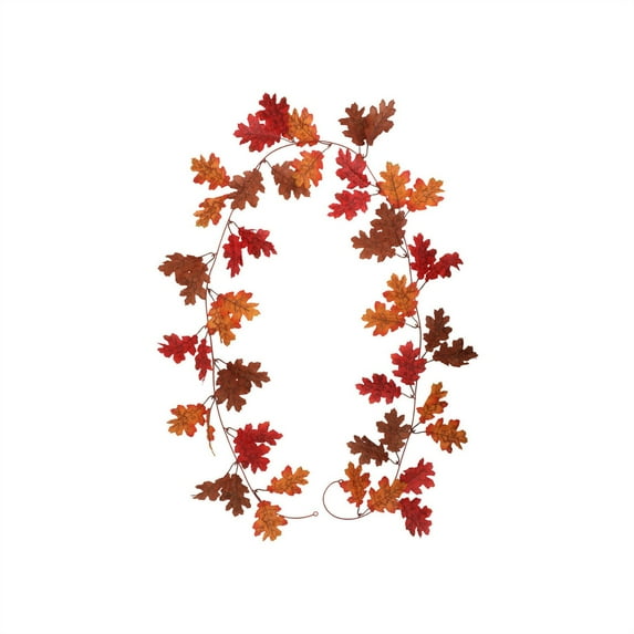 Fall Maple Leaves Garland, Ongmies 78In Fall Maple Leaves Garland – Artificial Autumn Vines for Table, Front Door, Thanksgiving & Outdoor Fall Decor, Artificial Maple Leaf Autumn Garland