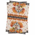thumbnail image 1 of Fall Maple Leaves Kitchen Towels Set of 2, Water Absorbent Dish Towel, Thanksgiving Pumpkins Flowers Retro Plaid Decorative Hand Towels - Quick Drying Cloth for Cooking Baking, 18x28 Inch, 1 of 8