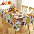 thumbnail image 1 of Fall Maple Leaves Rectangle Tablecloth 60 x 84 Inch, Autumn Gold Leaf Decorative Table Cloth Rustic Dining Table Cover, Farmhouse Thanksgiving Dinner Party Picnic Decoration, 1 of 6