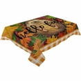 thumbnail image 1 of Fall Maple Leaves Rectangle Tablecloths 60x140,Thanksgiving Animal Buffalo Plaid Orange Table Cloth Table Cover Indoor/Outdoor Tabletop Decor for Wedding Holiday Party Dinner Baby Shower, 1 of 7