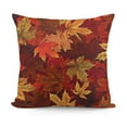 thumbnail image 1 of Fall Maple Leaves Throw Pillow Covers Autumn Decorative Pillowcase Cushion Covers Soft Velvet Pillow Cases for Sofa Couch Bed Car Bedroom Fall Thanksgiving Decor, 1 of 5