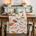 thumbnail image 1 of Fall Maple Table Runner, Autumn Thanksgiving Kitchen Dining Table Decoration for Home Party Decor 13x120 Inches, 1 of 9