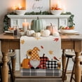 thumbnail image 1 of Fall Maple Table Runner, Autumn Thanksgiving Kitchen Dining Table Decoration for Home Party Decor 13x36 Inches, 1 of 9