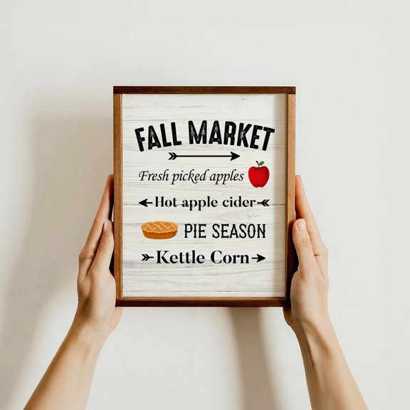 Fall Market Autumn Kitchen Rustic Farmhouse Seasonal Fall Decor