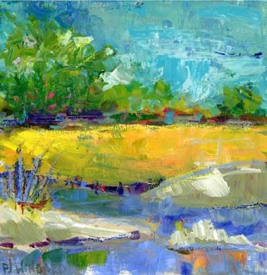 Fall Marsh Canvas Art - Pamela J Wingard (24 x 24)