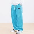 thumbnail image 1 of Fall Mens Corduroy Casual Pants Fashion Loose Fit Wide Leg Pants Straight Sweatpants Elastic Waist Drawstring 2XL, 1 of 4