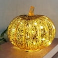 thumbnail image 1 of Fall Mercury Glass Light up Pumpkin Decor Fall Decoration for Home Thanksgiving Lamps for Festive Decoration Halloween Decorations Starry Night Pumpkins Tabletop Centerpiece Fall Home Decor, 1 of 10