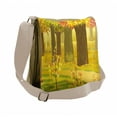 thumbnail image 1 of Fall Messenger Bag, Fantasy Dreamlike Forest, Unisex Cross-body, by Ambesonne, 1 of 2