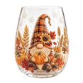 thumbnail image 1 of Fall Motif Thanksgiving Ceramic Coffee Mug With Wooden Lid And Spoon Microwave Dishwasher Safe Insulated Porcelain Cup For Hot Drinks, 1 of 4