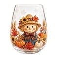 thumbnail image 1 of Fall Motif Thanksgiving Ceramic Coffee Mug With Wooden Lid And Spoon Microwave Dishwasher Safe Insulated Porcelain Cup For Hot Drinks, 1 of 4
