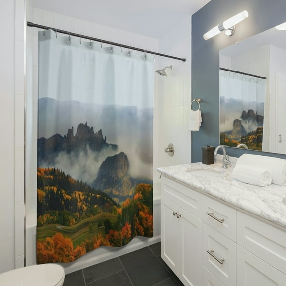 Fall Mountains Shower Curtains