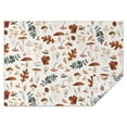 thumbnail image 1 of Fall Mushrooms Leaves Pattern Rectangle Tablecloth 60"x84",Waterproof Polyester Rectangle Table Cloth, Wipeable Spillproof Polyester Tablecloth for Dining, Camping, Indoor and Outdoor, 1 of 5
