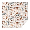 thumbnail image 1 of Fall Mushrooms Leaves Pattern Square Tablecloth,Waterproof Square Table Cover,Wipeable Spillproof Washable Table Cover for Home Kitchen Party Decor 52"x52"(132x132cm), 1 of 6