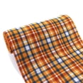 thumbnail image 1 of Fall Navy Gold Plaid DBP Fabric - Double Brushed Polyester 4 Way Stretch -  1 yard, 1 of 2