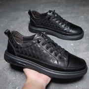 Fall New Arrivals Casual Mens Shoes Black Flat Shoes Breathable Slip-On Multi-Function Sneakers Mens Fashion Footwear