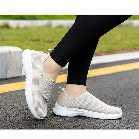 Fall New Collection Orthopedic Walking Shoes for Swollen Feet - Extra Wide Width Velcro Sneakers Senior Men & Women - Soft Sole Comfort